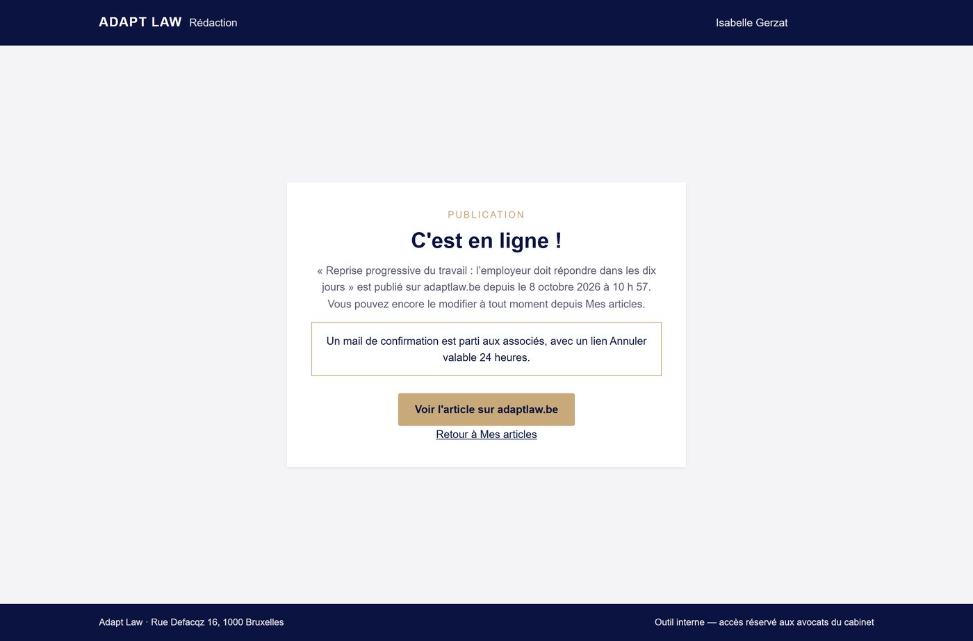 C'est en ligne